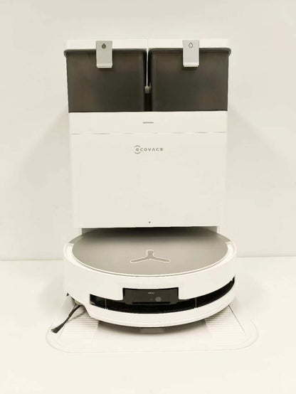 [Refurbished Excellent] ECOVACS DEEBOT Robot Vacuum and Mop, X8 PRO Omni White, 18000Pa Suction Power Smart Robotic Vacuum Cleaner, Ideal for Pet Hair, Carpet and Hard Floors