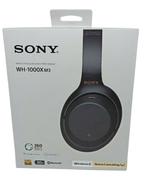 [Refurbished Very Good]Sony WH-1000XM3 Over the Ear Wireless Headphones - Black